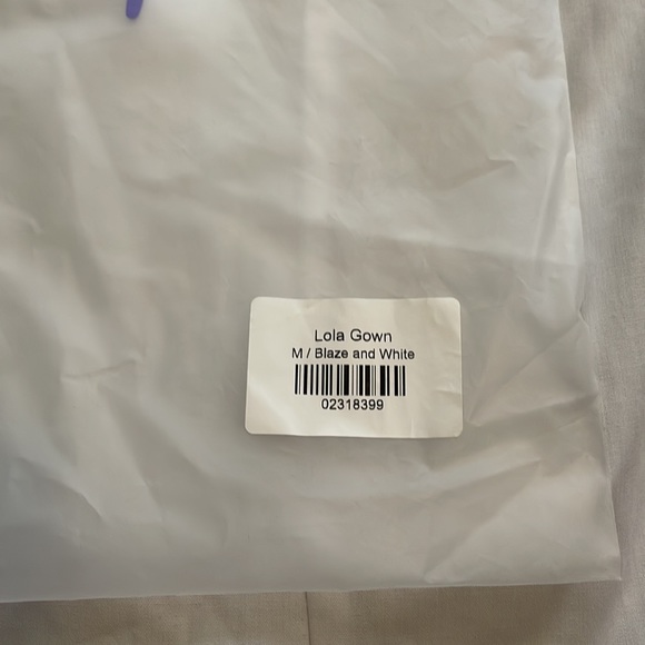 Hanifa Orange and White Maxi Dress - Picture 4 of 6